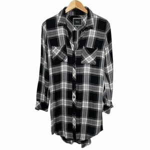 HP 🔥 RAILS | Sawyer Plaid Long Sleeve Button Down Shirt Dress